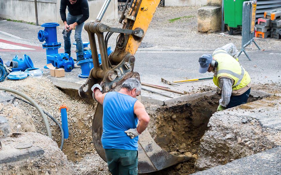 travaux assainissement Villejust